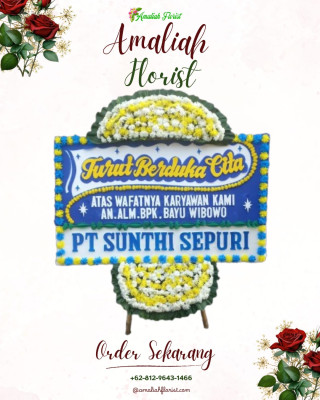 Papan Bunga Duka di Pagersari