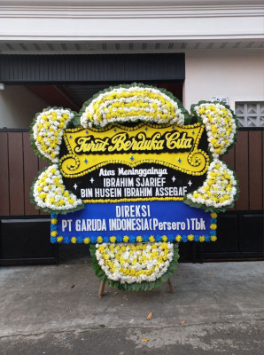 Papan Bunga Duka di Pagersari